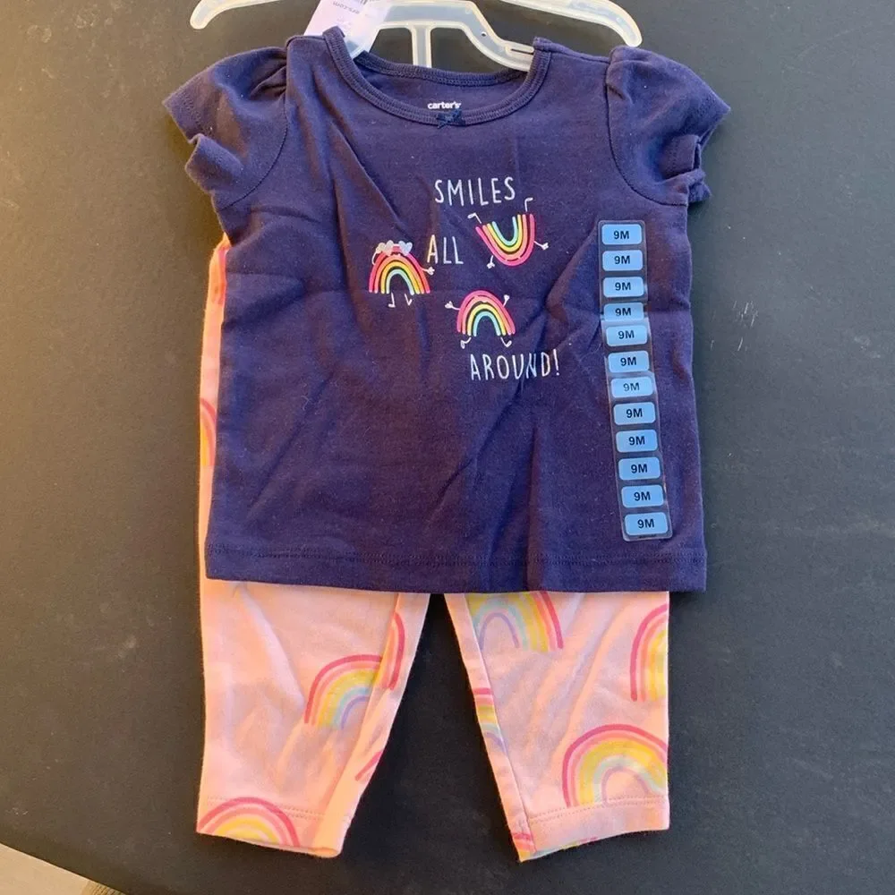 Take 50% OFF- Carter’s 2pcs Girls, Size-9M